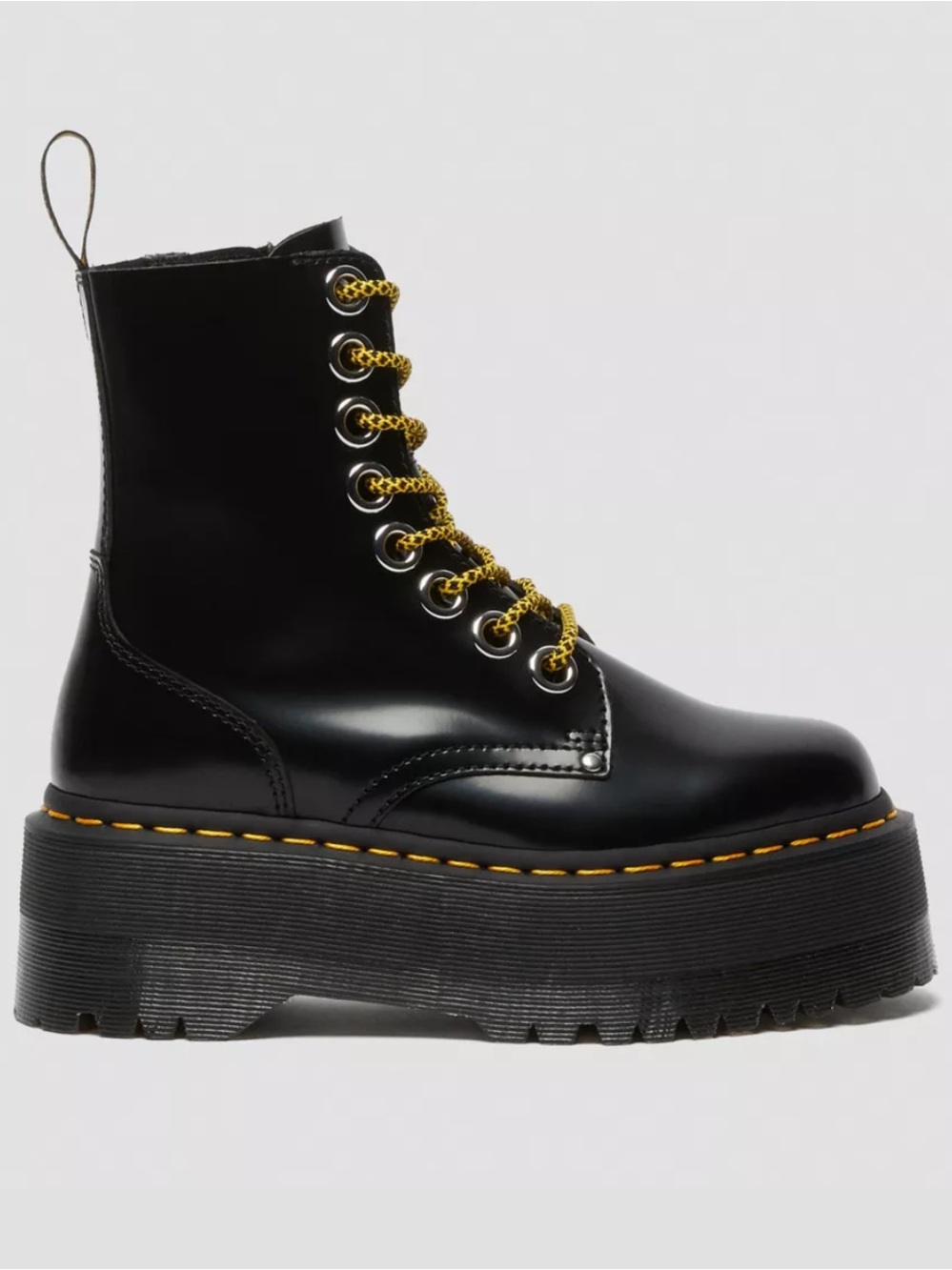 Dr. Martens Jadon Max Platforms Smooth Polished Leather Women’s size 9 NEW!!!